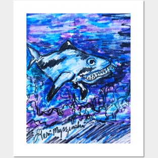 Shark Week Under The Sea Posters and Art